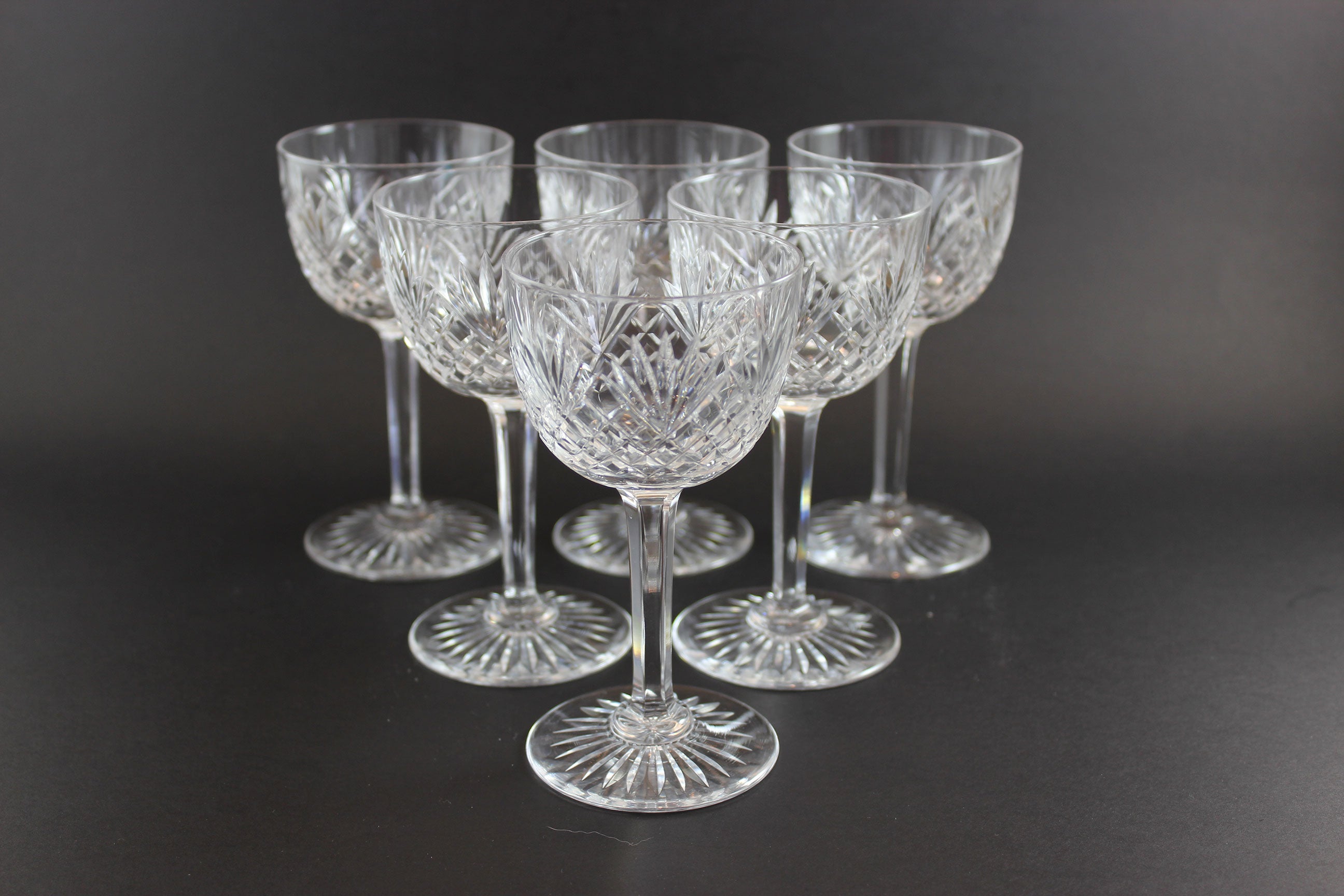Tudor Crystal, Galaxy Pattern, Port Glasses