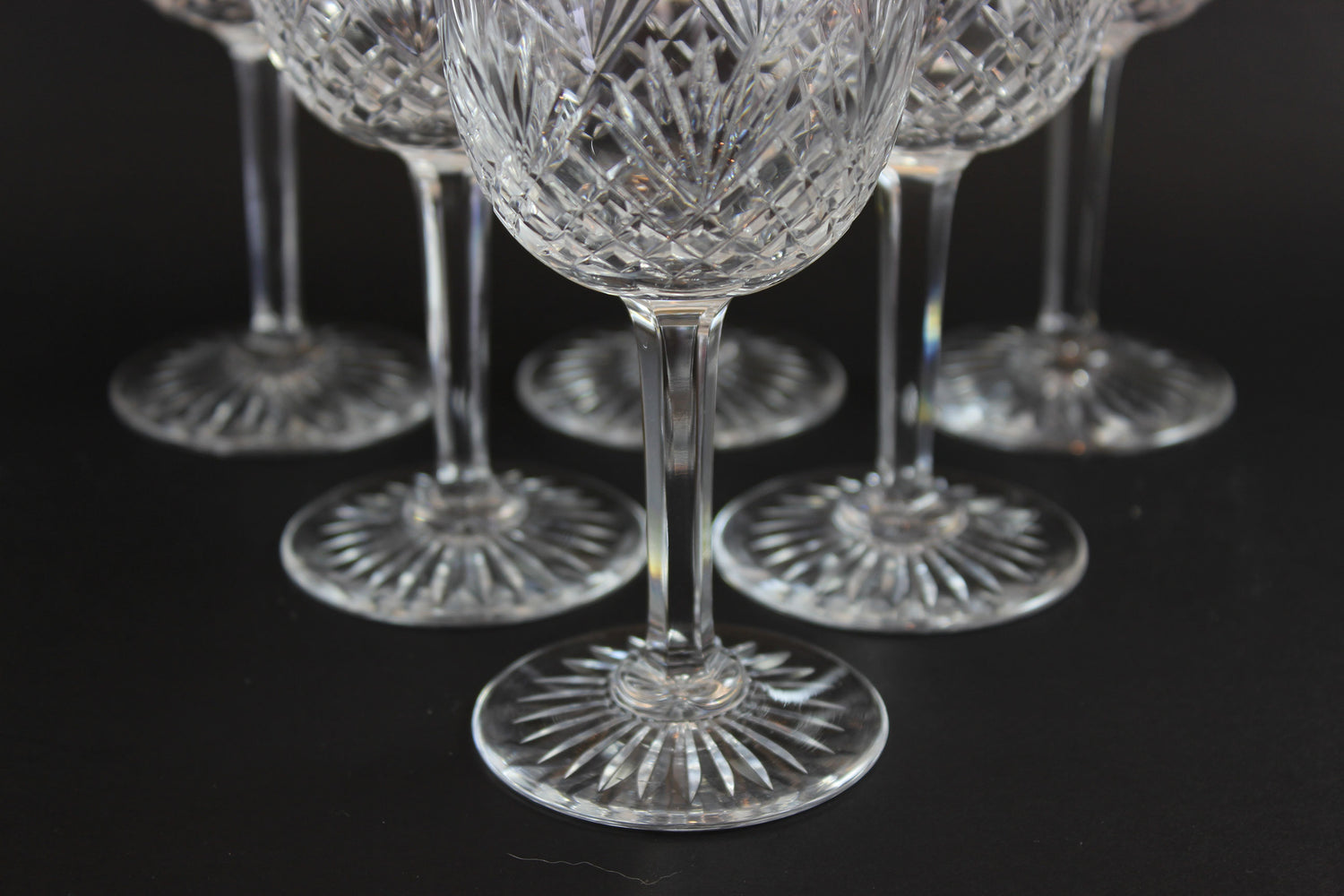 Tudor Crystal, Galaxy Pattern, Port Glasses