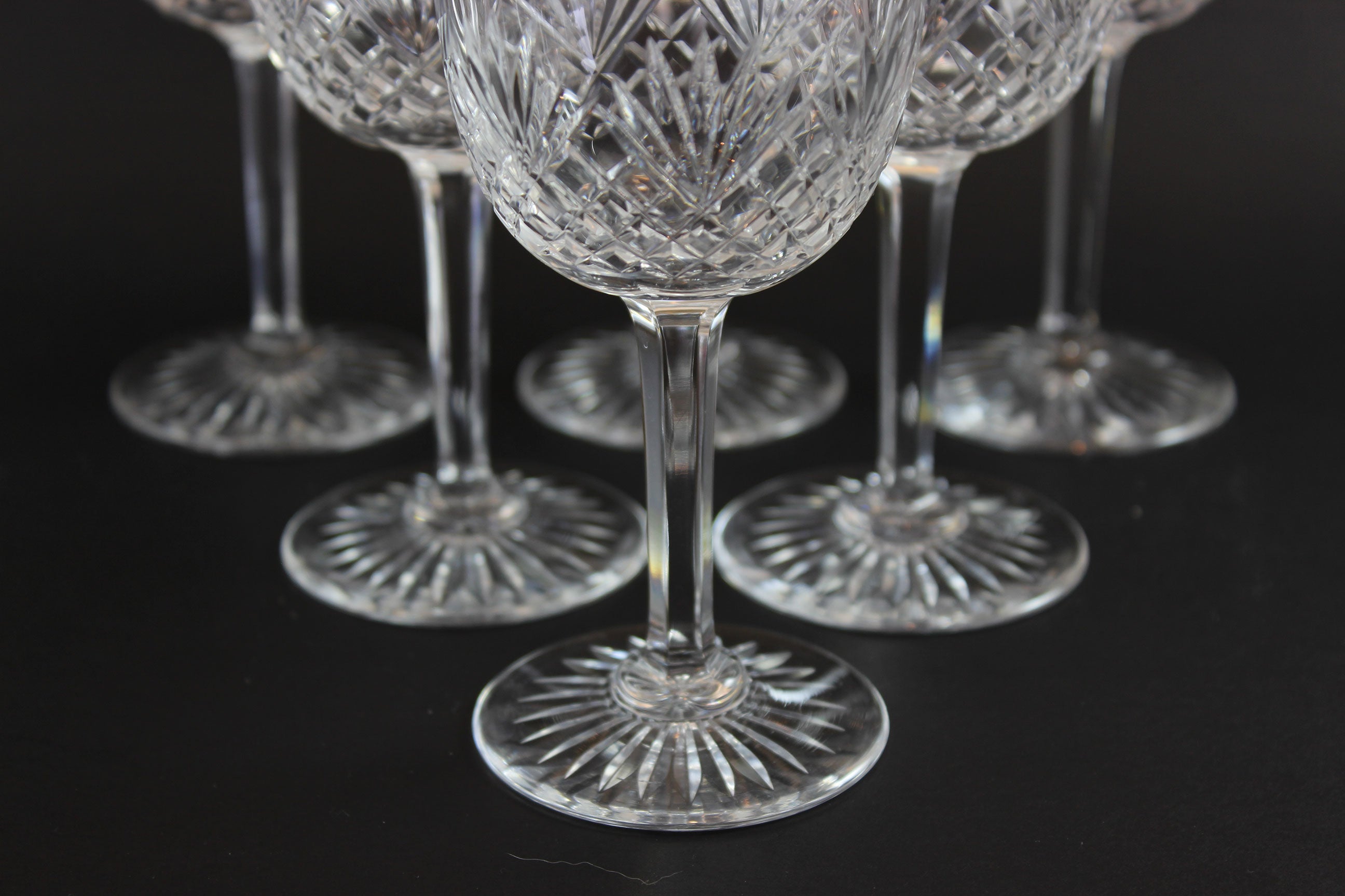 Tudor Crystal, Galaxy Pattern, Port Glasses