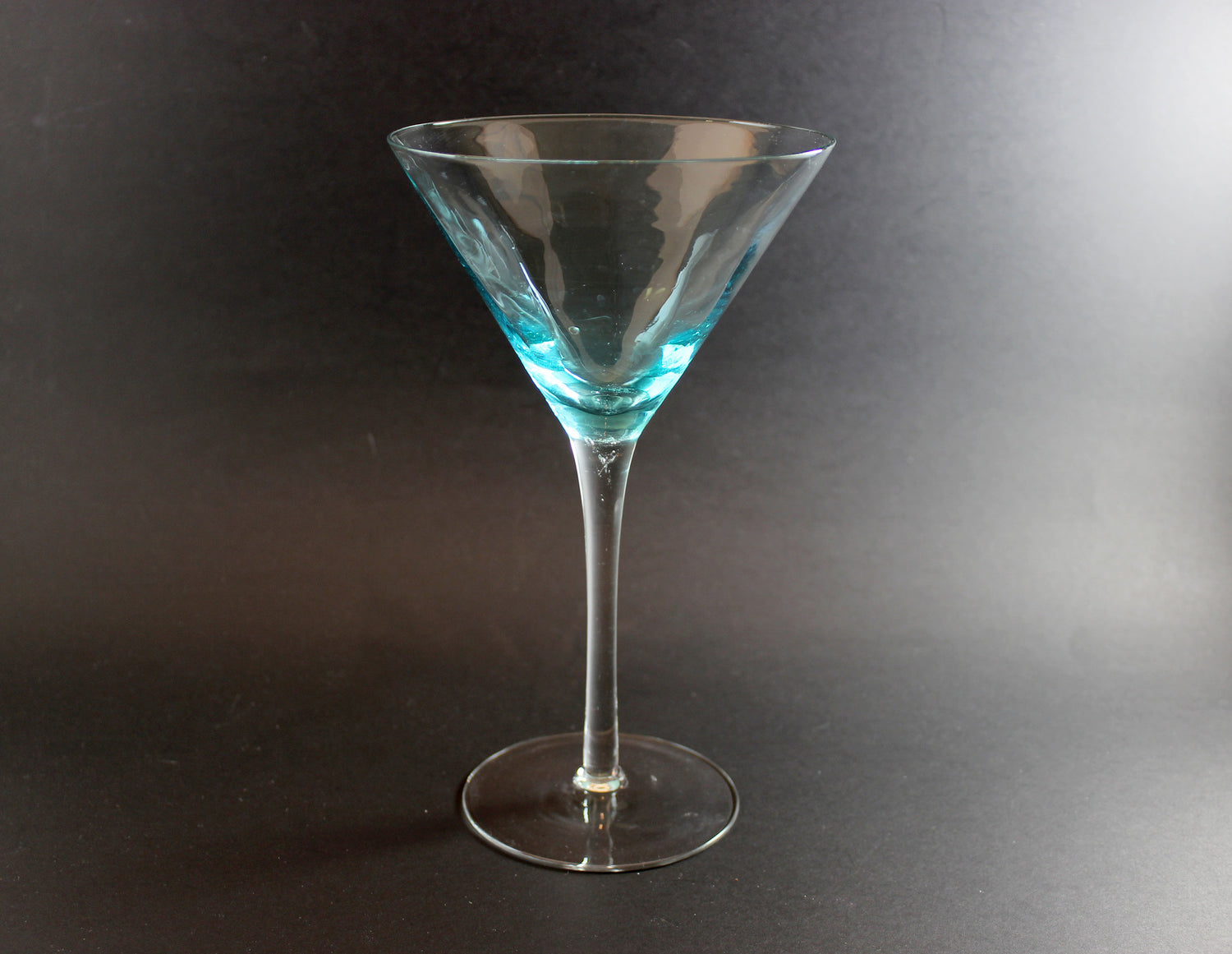 Turquoise Martini or Cosmopolitan Glasses