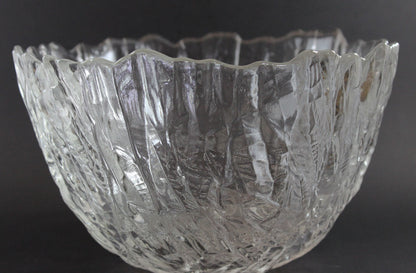 Walther Glas, Large Ice Effect Crystal Bowl