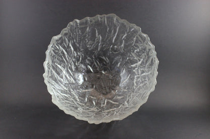Walther Glas, Large Ice Effect Crystal Bowl