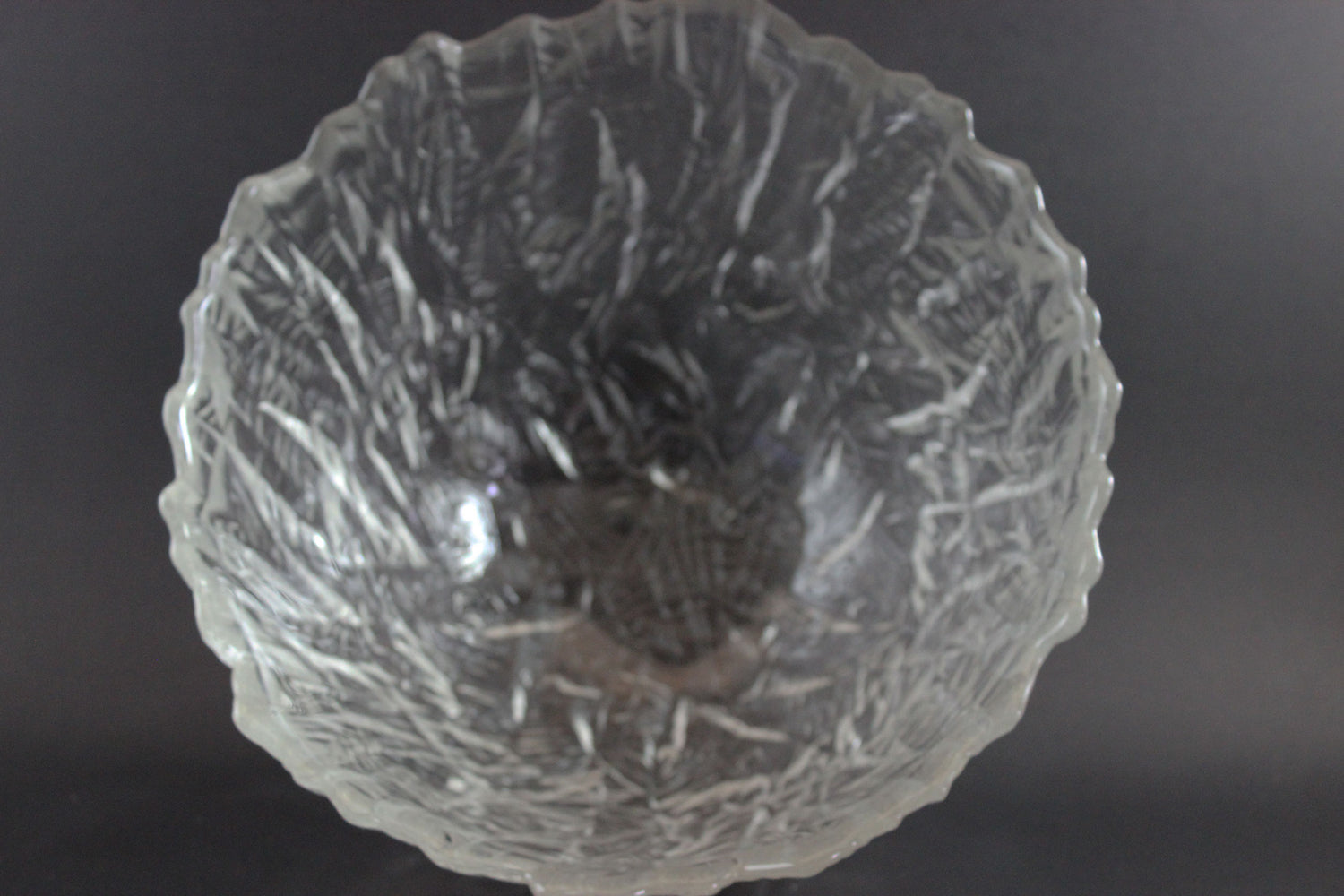 Walther Glas, Large Ice Effect Crystal Bowl