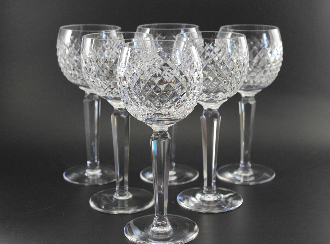 Waterford Crystal, Alana pattern, Hock Wine Glasses