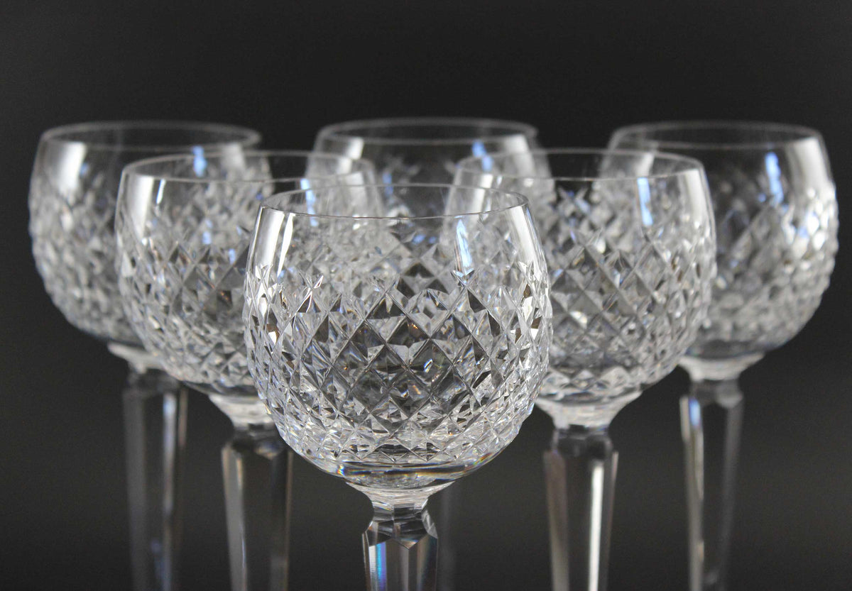 Waterford Crystal, Alana pattern, Hock Wine Glasses