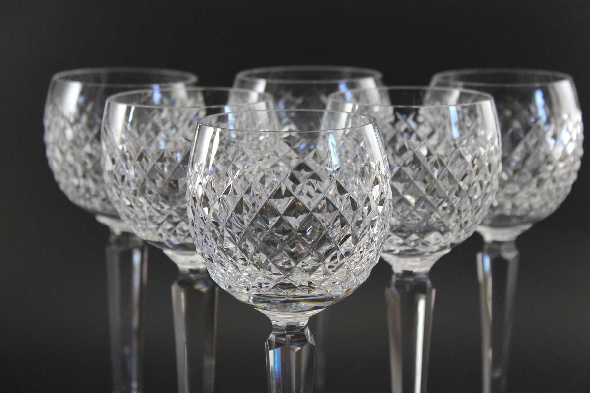 Waterford Crystal, Alana pattern, Hock Wine Glasses