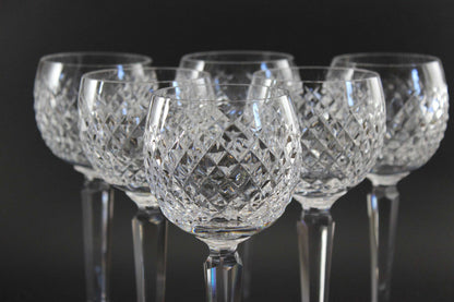 Waterford Crystal, Alana pattern, Hock Wine Glasses