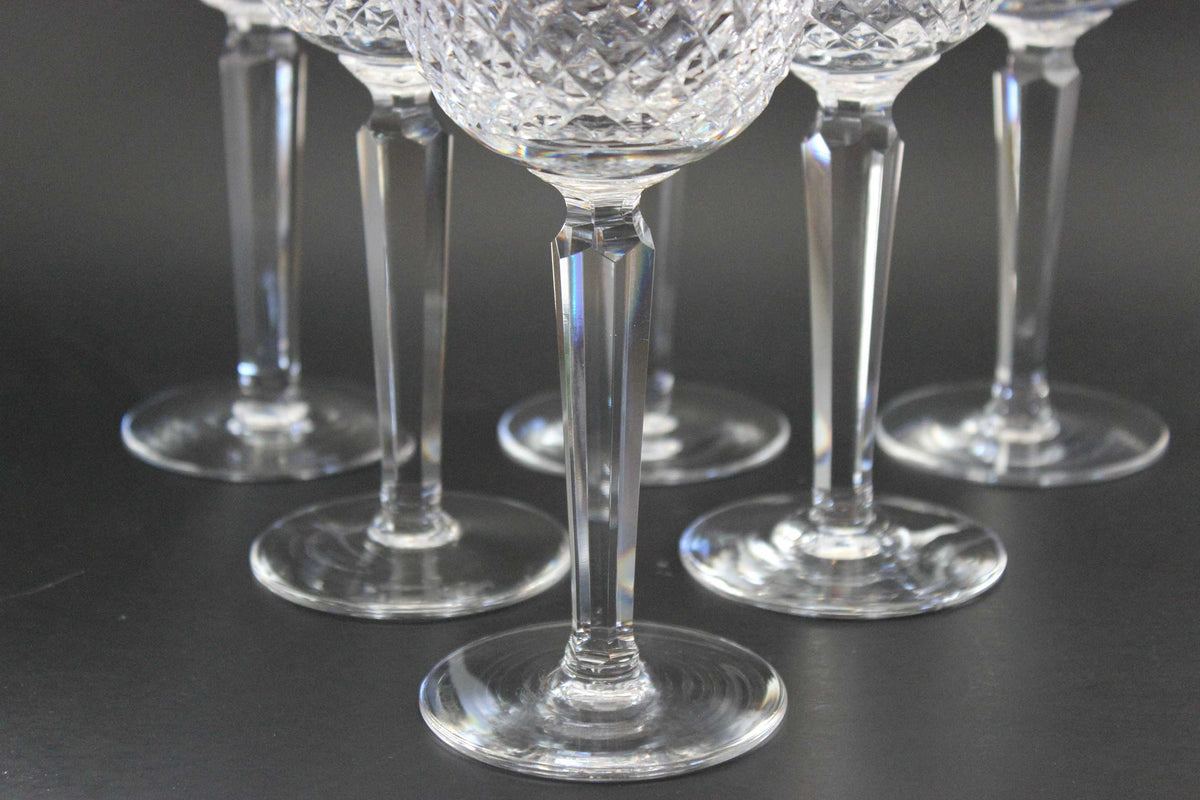 Waterford Crystal, Alana pattern, Hock Wine Glasses