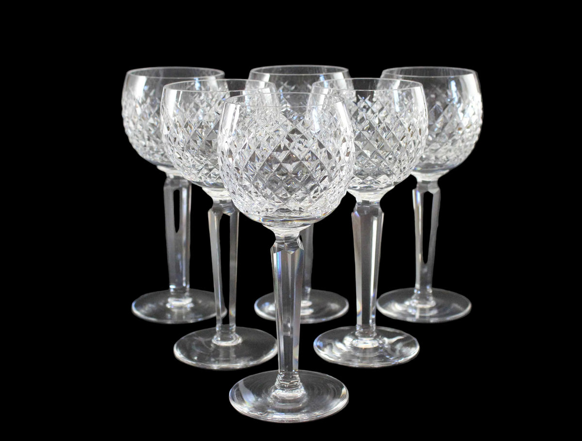 Waterford Crystal, Alana pattern, Hock Wine Glasses