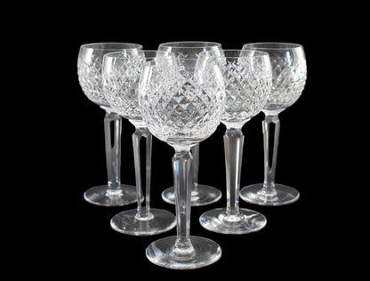 Waterford Crystal, Alana pattern, Hock Wine Glasses