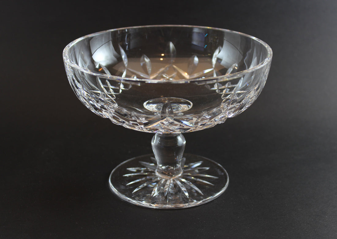 Waterford Crystal, Lismore Pattern, 6" Stemmed Compote or Candy Dish