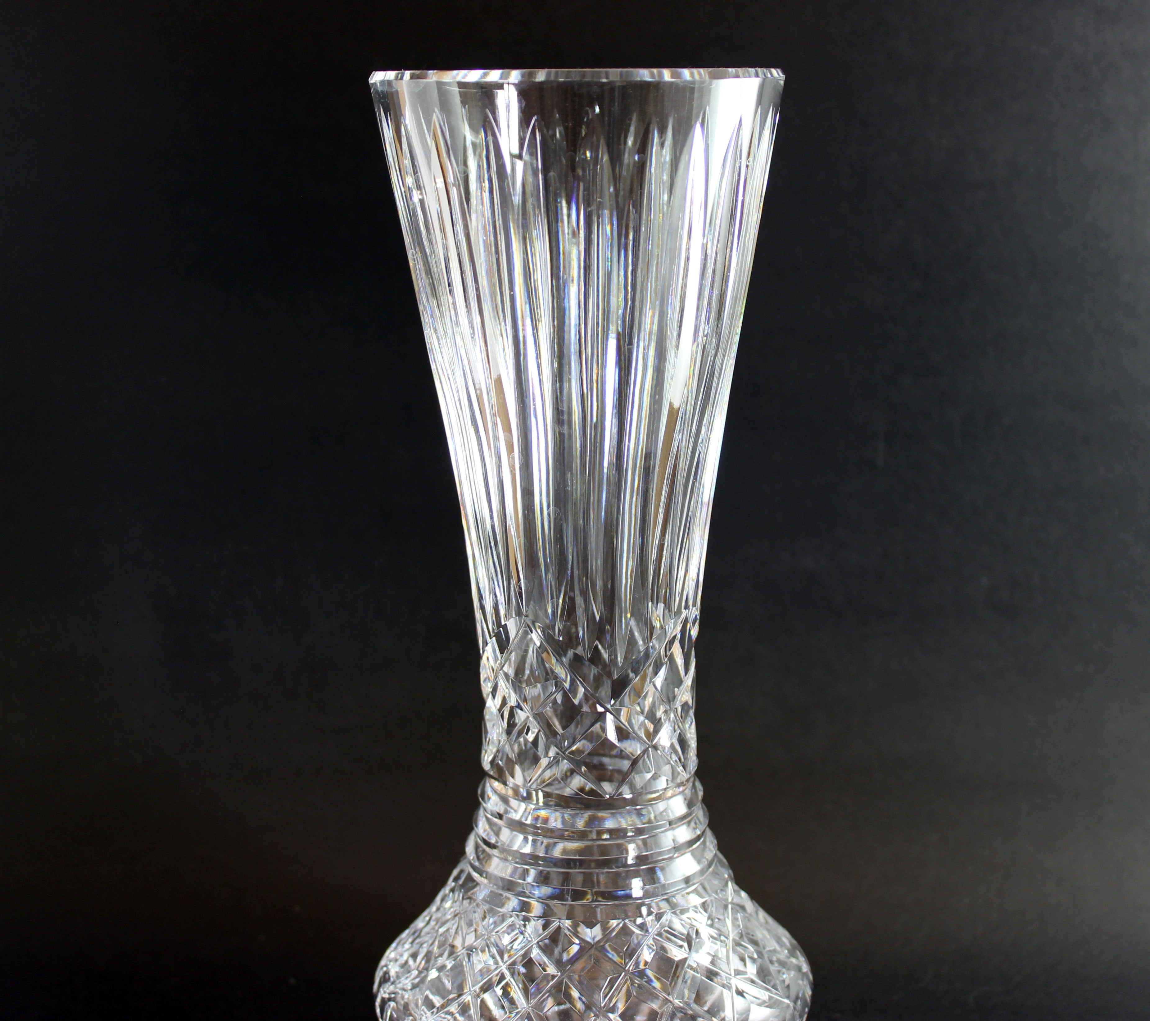 Waterford Crystal, Tall Flower Vase