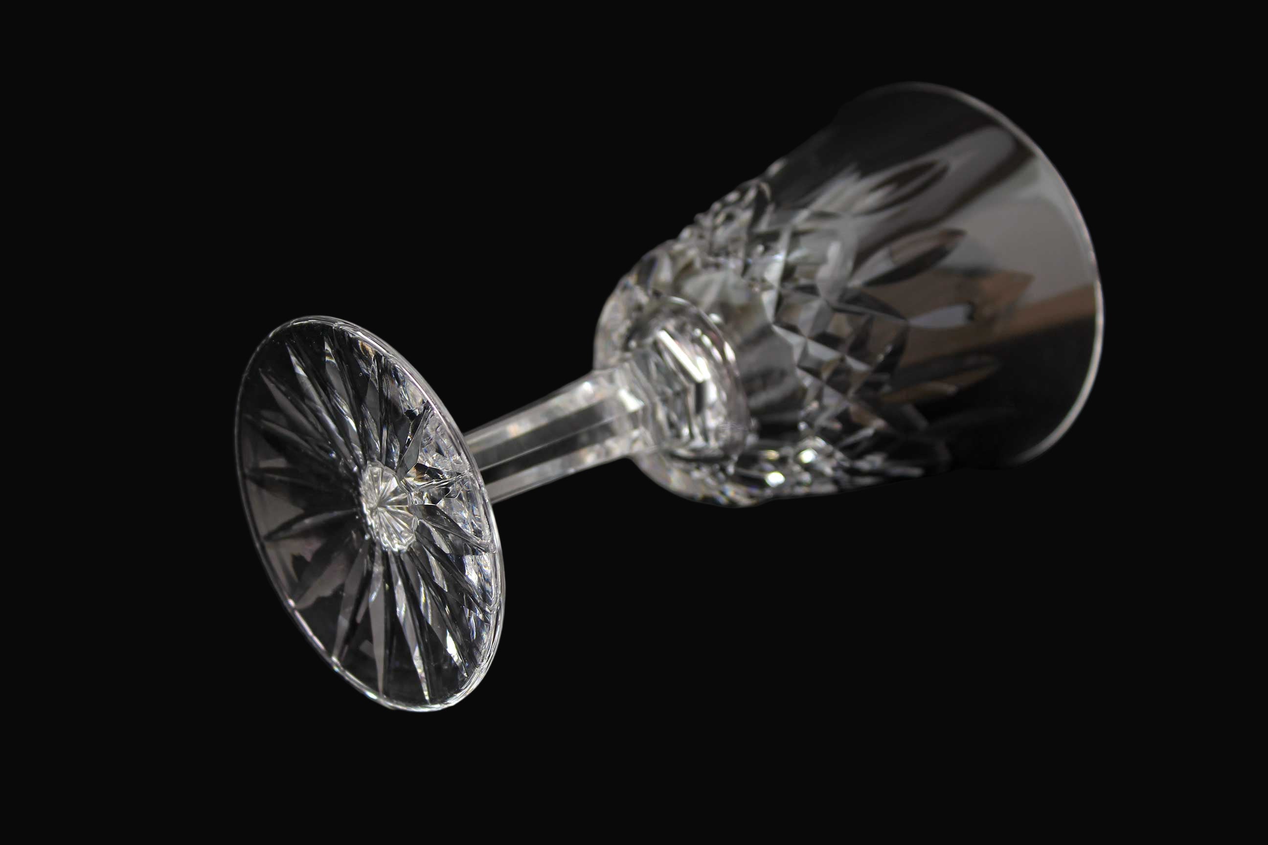 Waterford Crystal, Lismore Pattern, Claret Wine Glasses