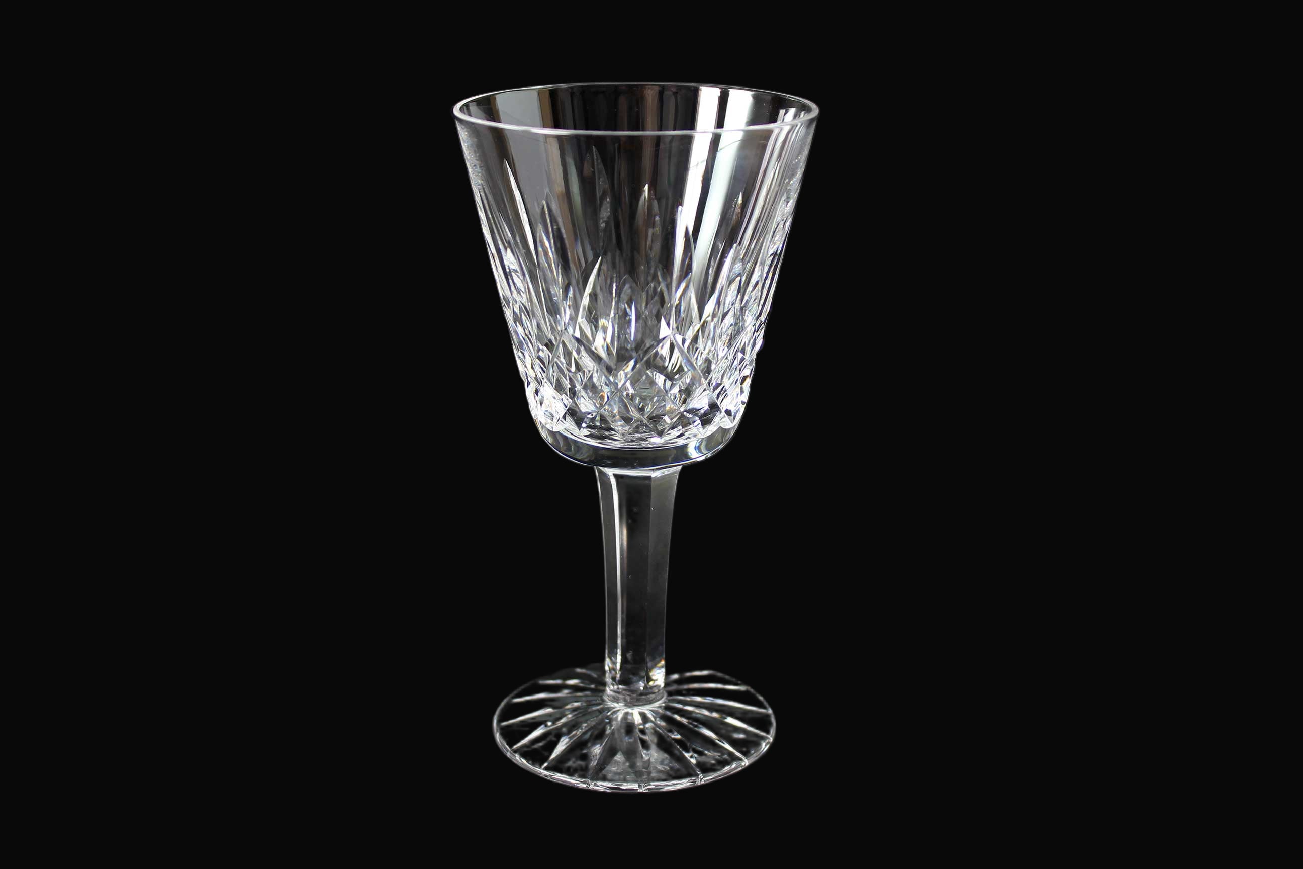 Waterford Crystal, Lismore Pattern, Claret Wine Glasses