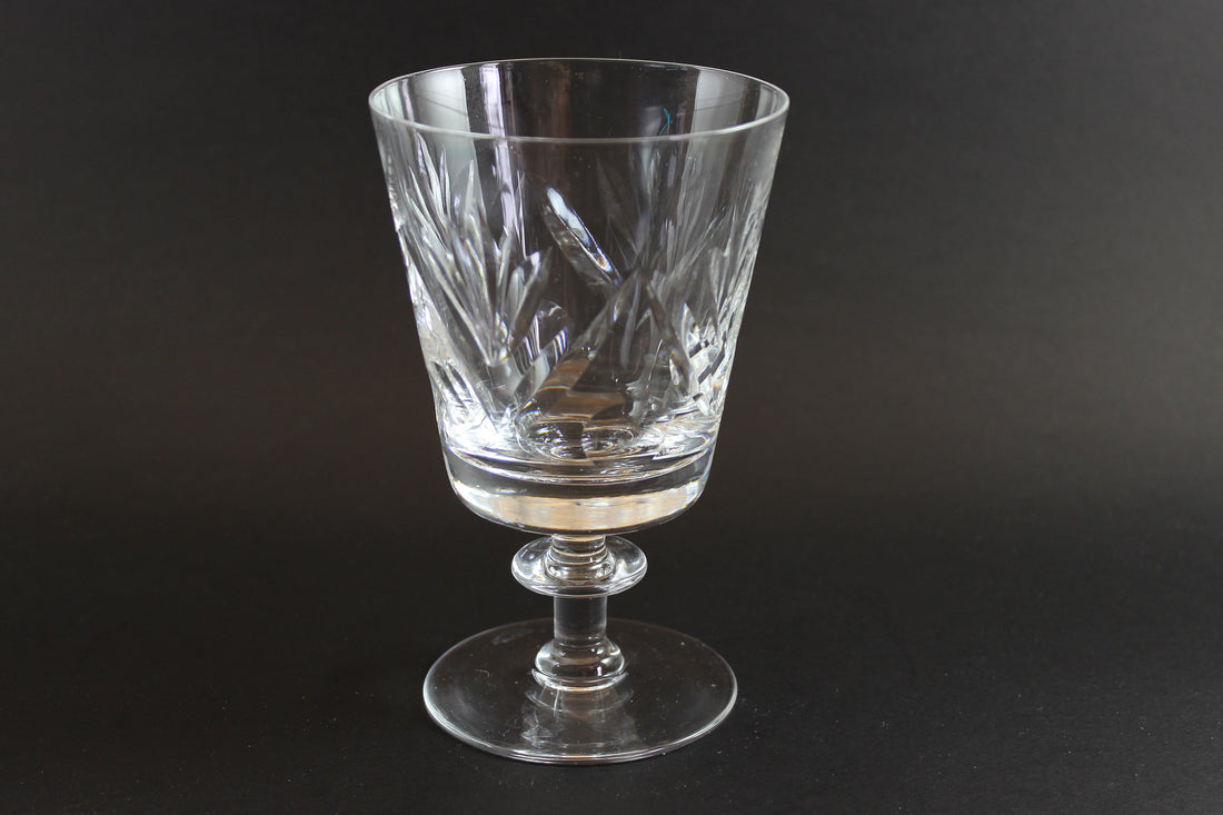 Webb Corbett Crystal, Water Goblet, Avon Pattern