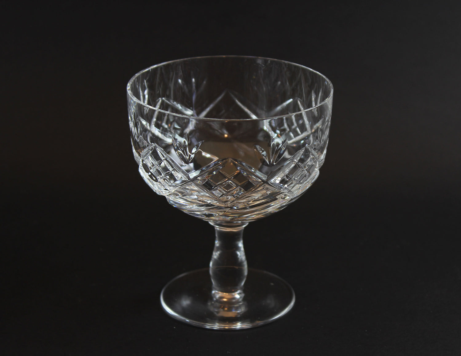 Webb Corbett Crystal, Champagne or Dessert Glasses