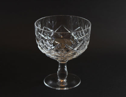 Webb Corbett Crystal, Champagne or Dessert Glasses
