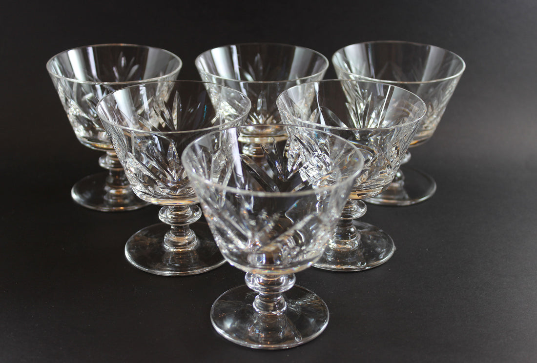 Webb Corbett Crystal, Cocktail Glasses, Avon Pattern