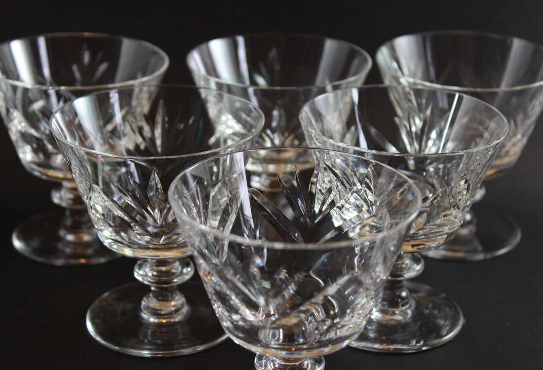 Webb Corbett Crystal, Cocktail Glasses, Avon Pattern