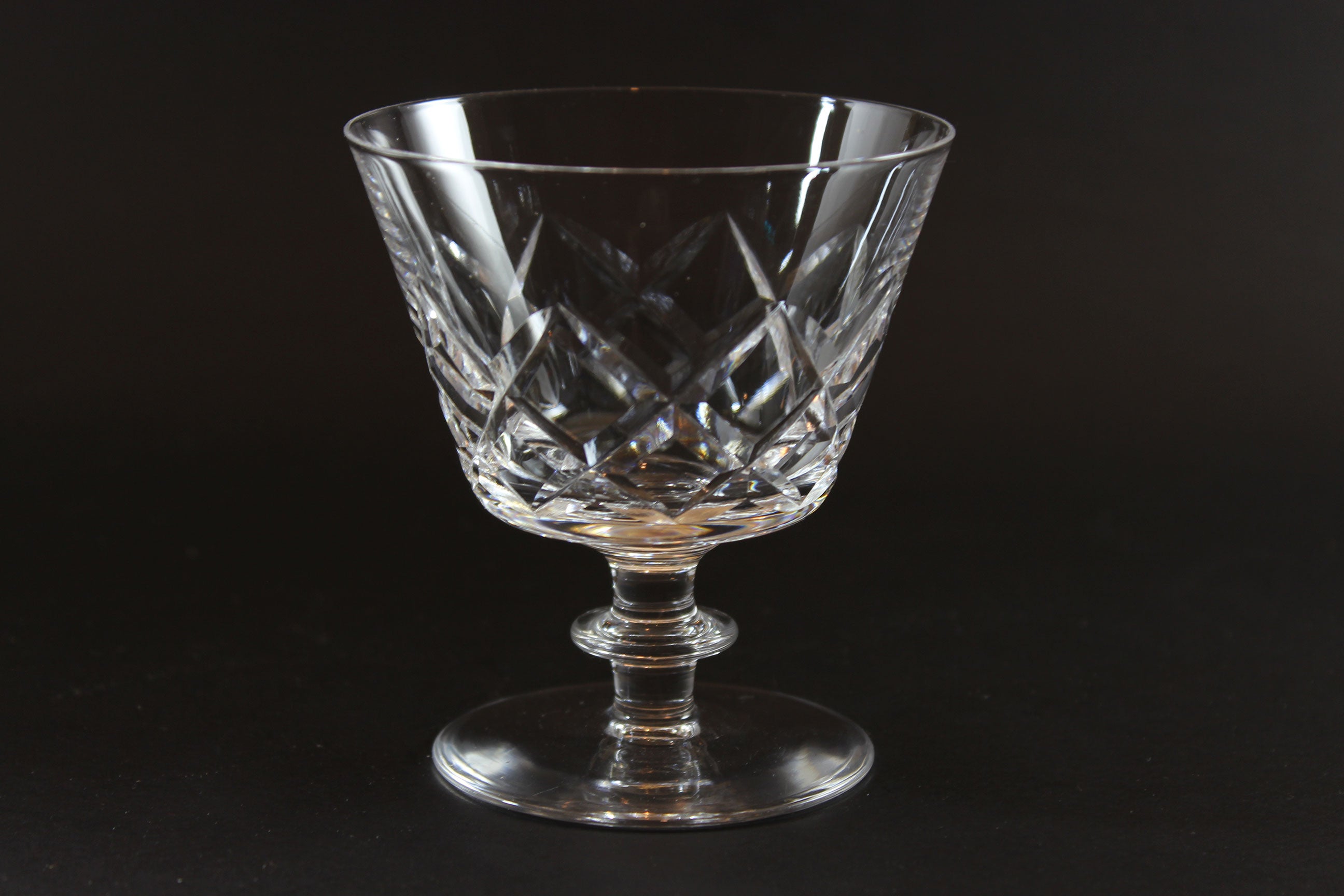 Webb Corbett Crystal, Cocktail Glasses, Pattern Unknown