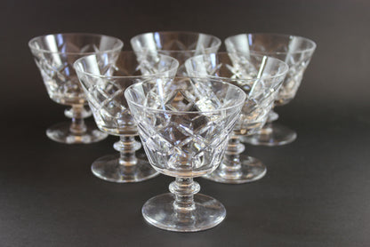 Webb Corbett Crystal, Cocktail Glasses, Unknown Pattern