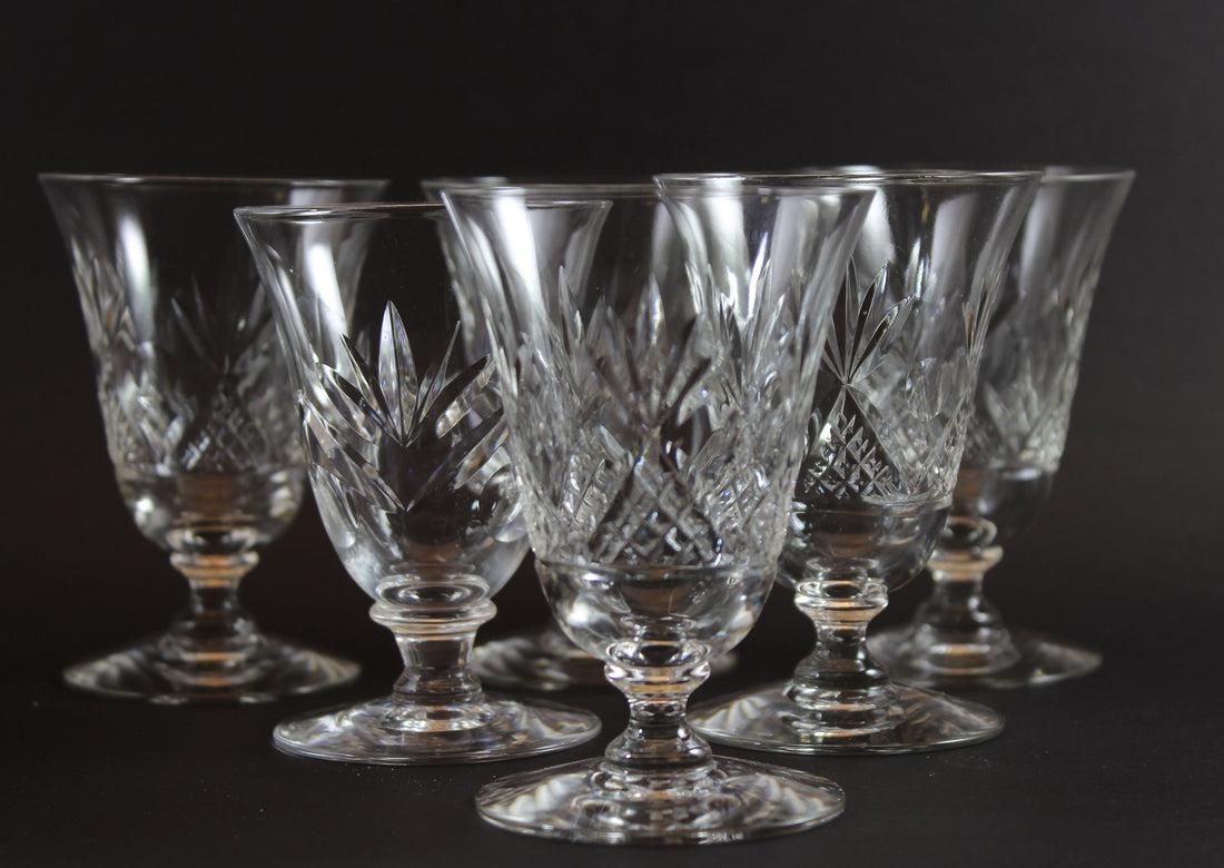 Webb Corbett Crystal, Fruit or Juice Glasses