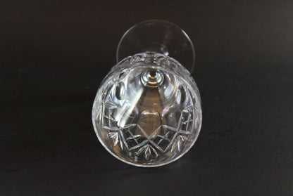 Webb Corbett Crystal, Claret Wine Glasses, Georgian Pattern