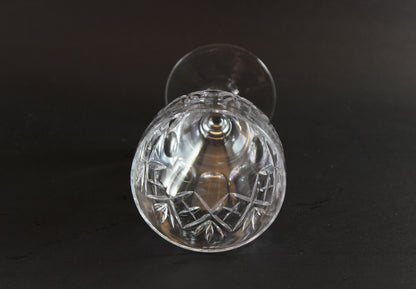 Webb Corbett Crystal, Claret Wine Glasses, Georgian Pattern