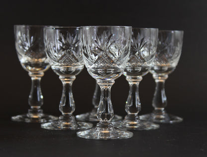 Webb Corbett Crystal, Liqueur Glasses