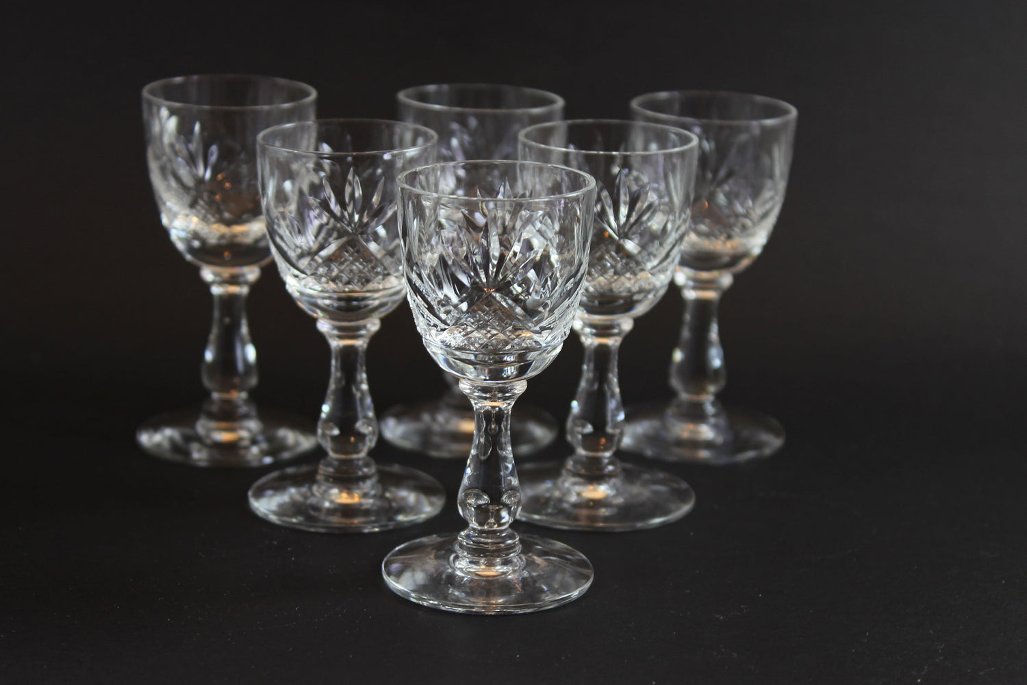 Webb Corbett Crystal, Liqueur Glasses