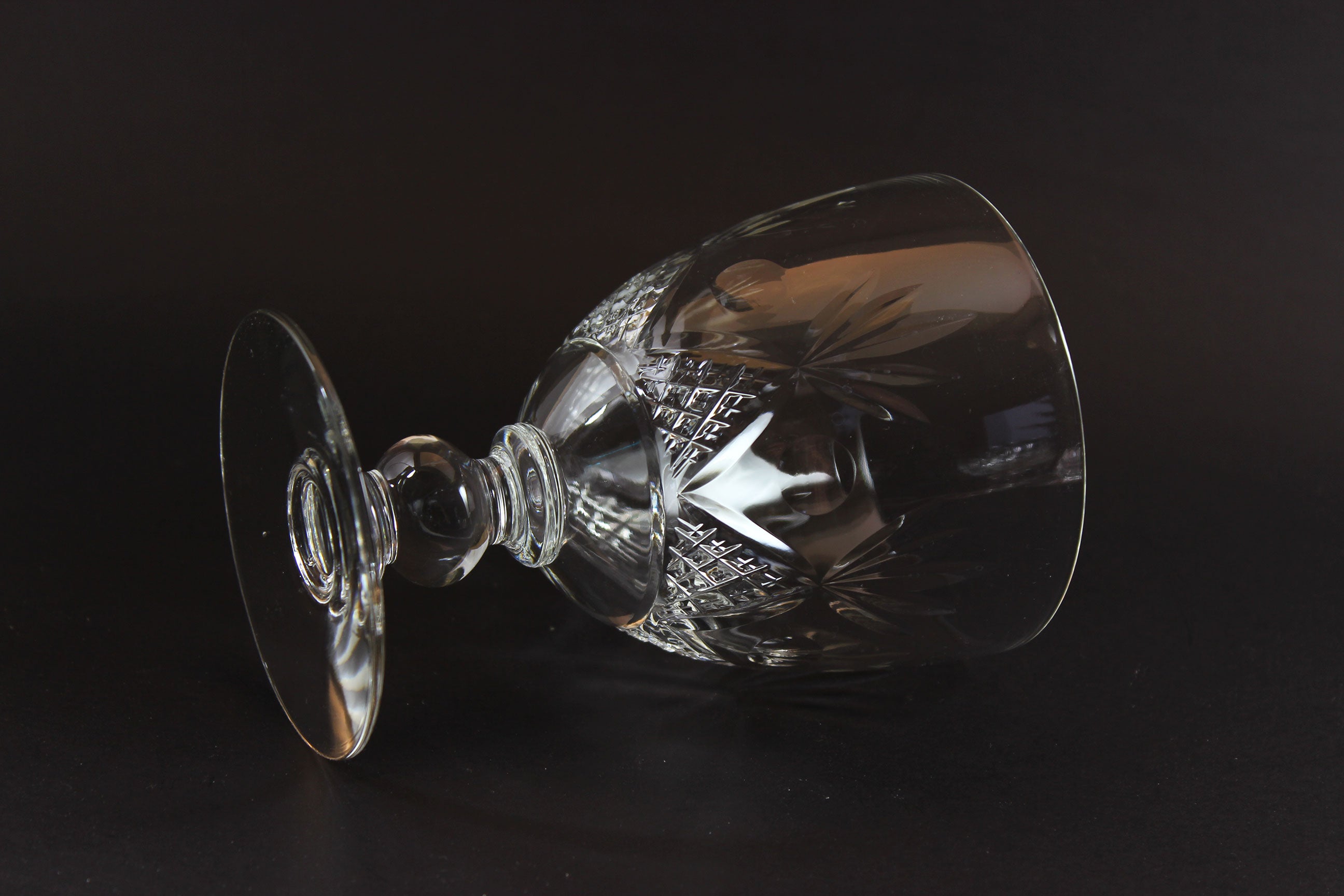 Webb Corbett Crystal, Red Wine Glasses