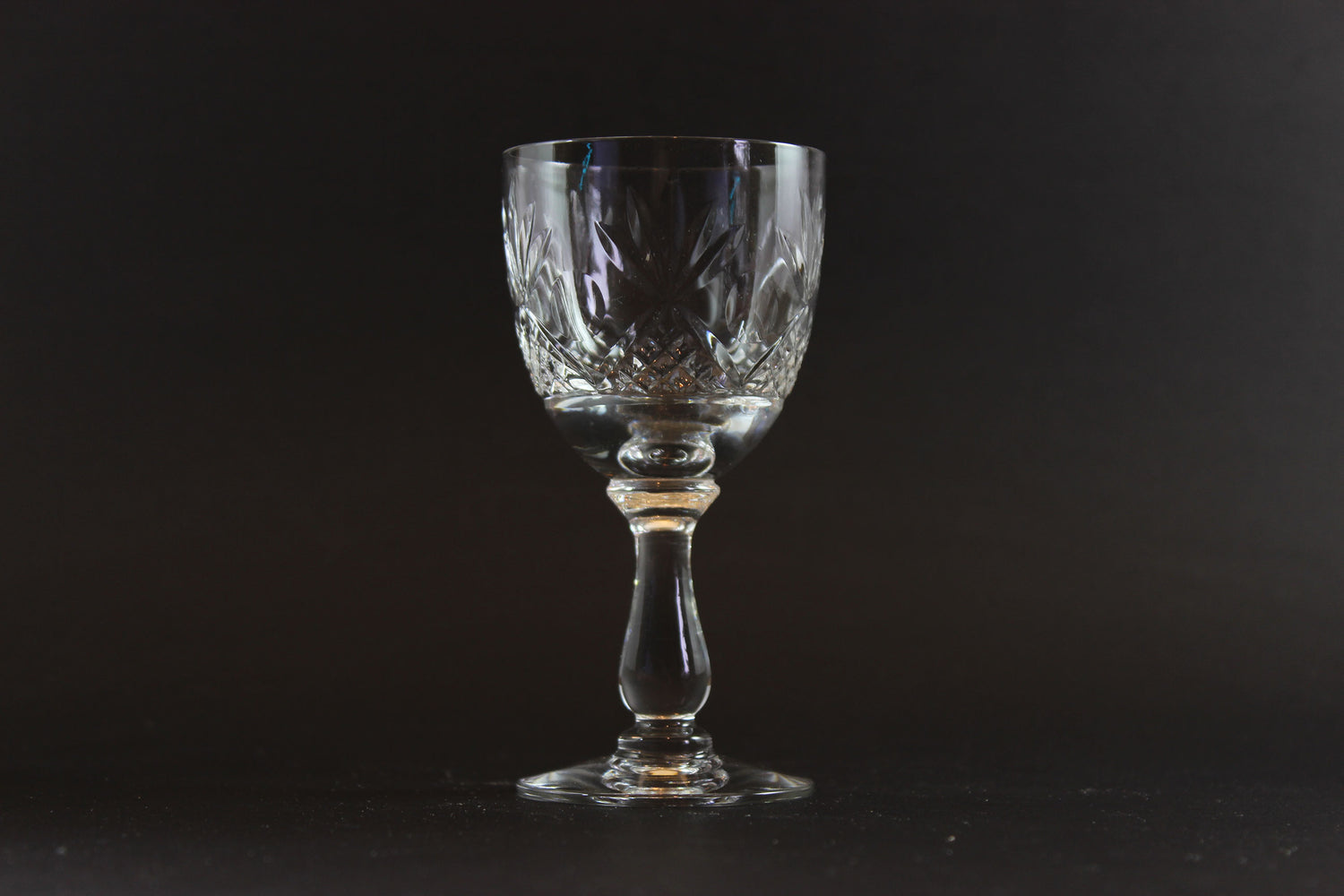 Webb Corbett Crystal, Sherry or Port Glasses, Unknown Pattern
