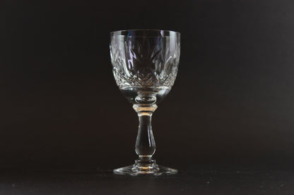 Webb Corbett Crystal, Sherry or Port Glasses, Unknown Pattern