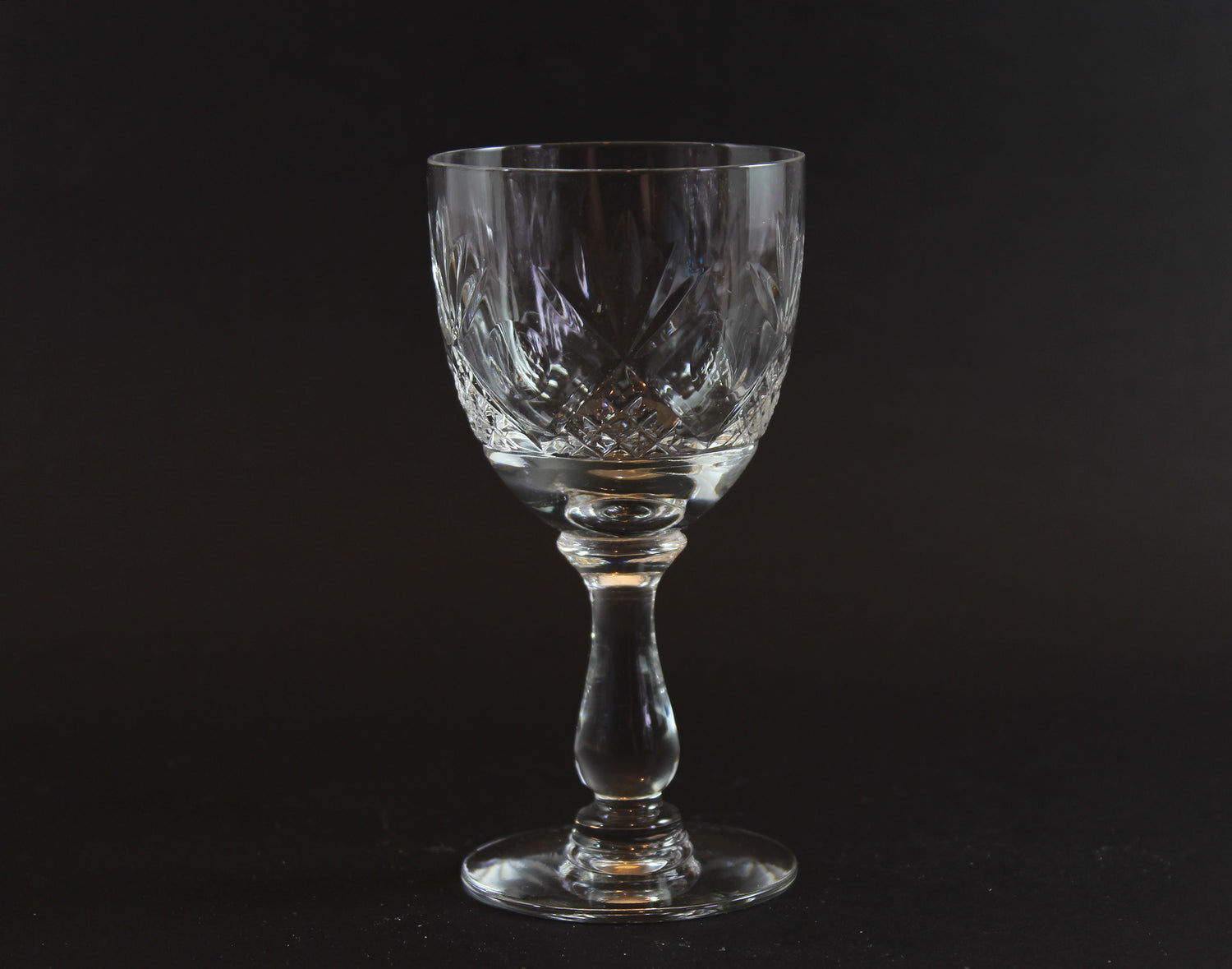 Webb Corbett Crystal, Sherry or Port Glasses, Unknown Pattern