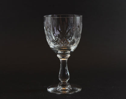 Webb Corbett Crystal, Sherry or Port Glasses, Unknown Pattern
