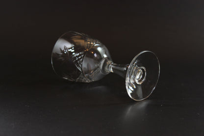 Webb Corbett Crystal, Sherry or Port Glasses, Unknown Pattern