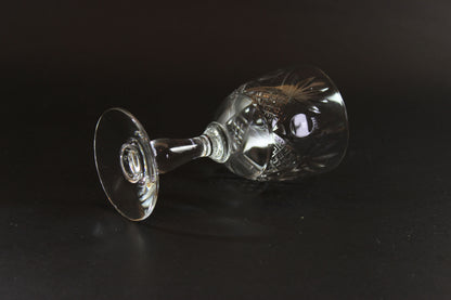 Webb Corbett Crystal, Sherry or Port Glasses, Unknown Pattern