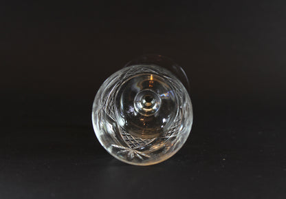Webb Corbett Crystal, Sherry or Port Glasses, Unknown Pattern