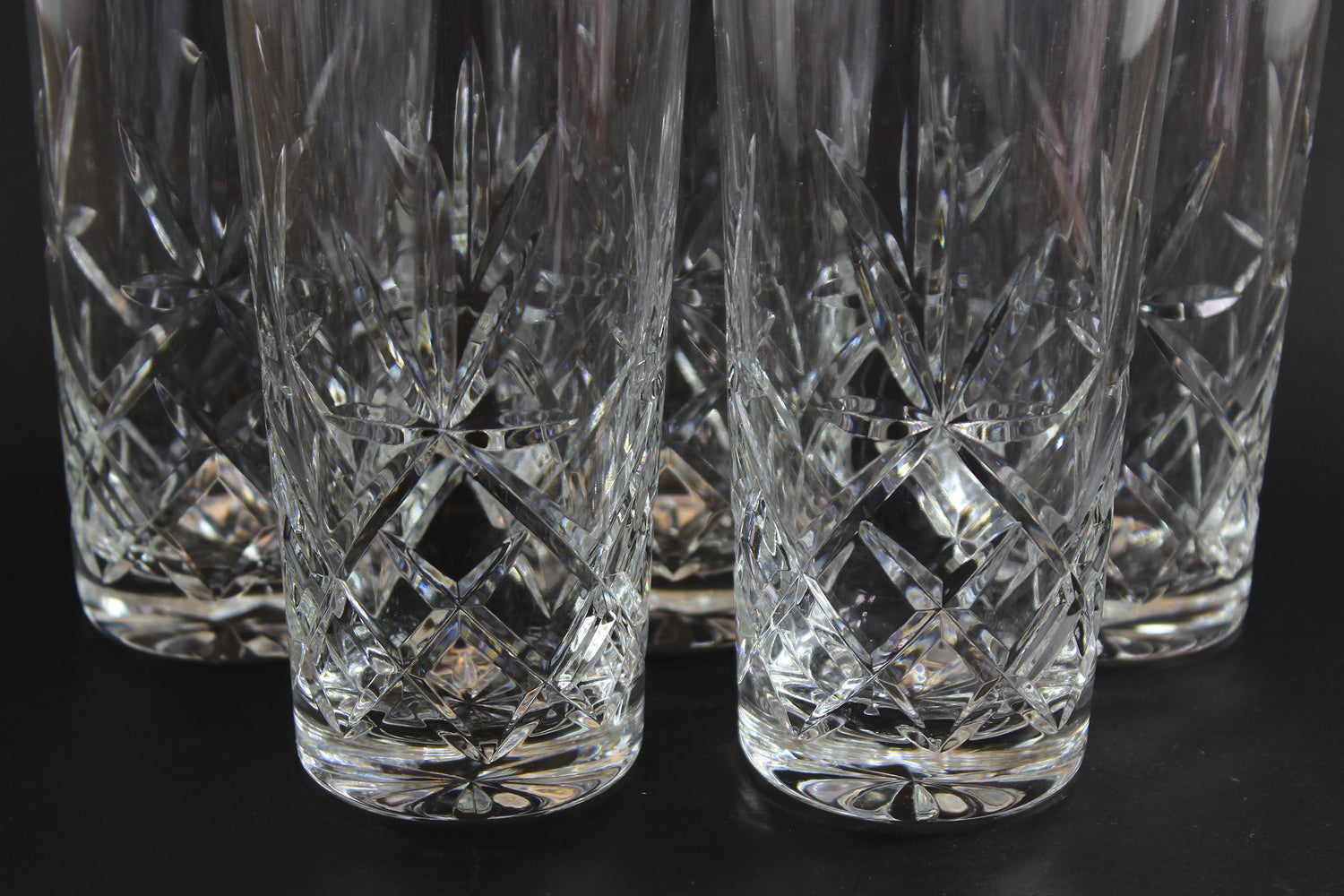 Large Cut Crystal Tumblers