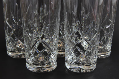 Large Cut Crystal Tumblers