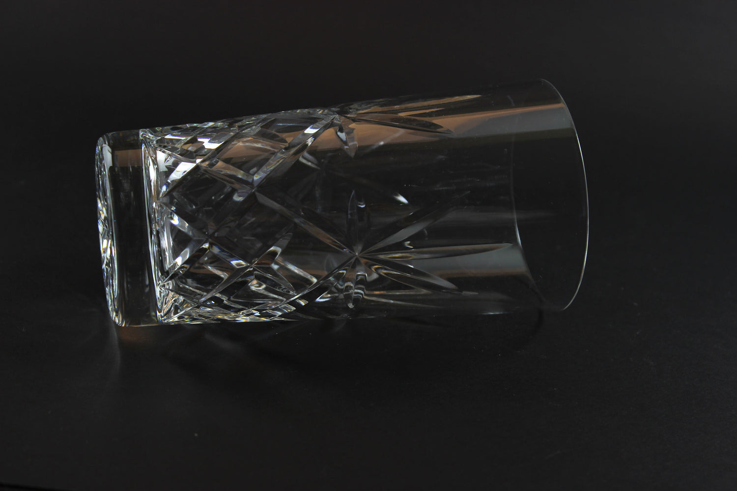 Large Cut Crystal Tumblers