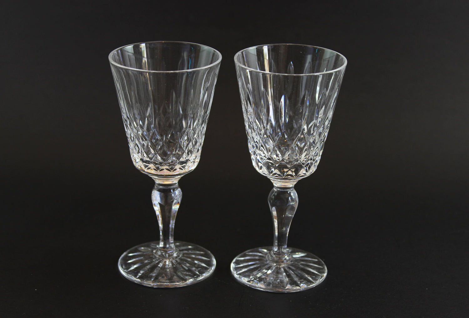 Webb Corbett, Sherry or Port Glasses, Marquis