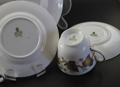 Wedgwood, Golden Ivy Bone China,  7 Piece Place Setting