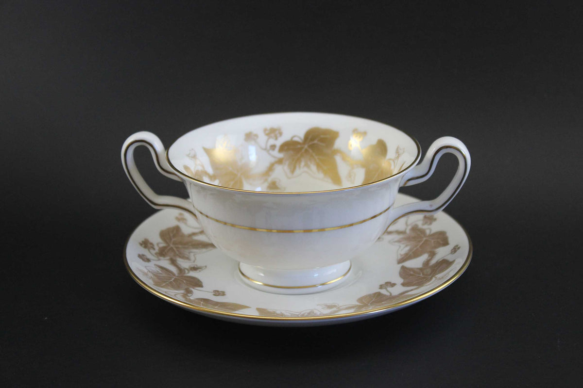 Wedgwood, Golden Ivy Bone China,  7 Piece Place Setting