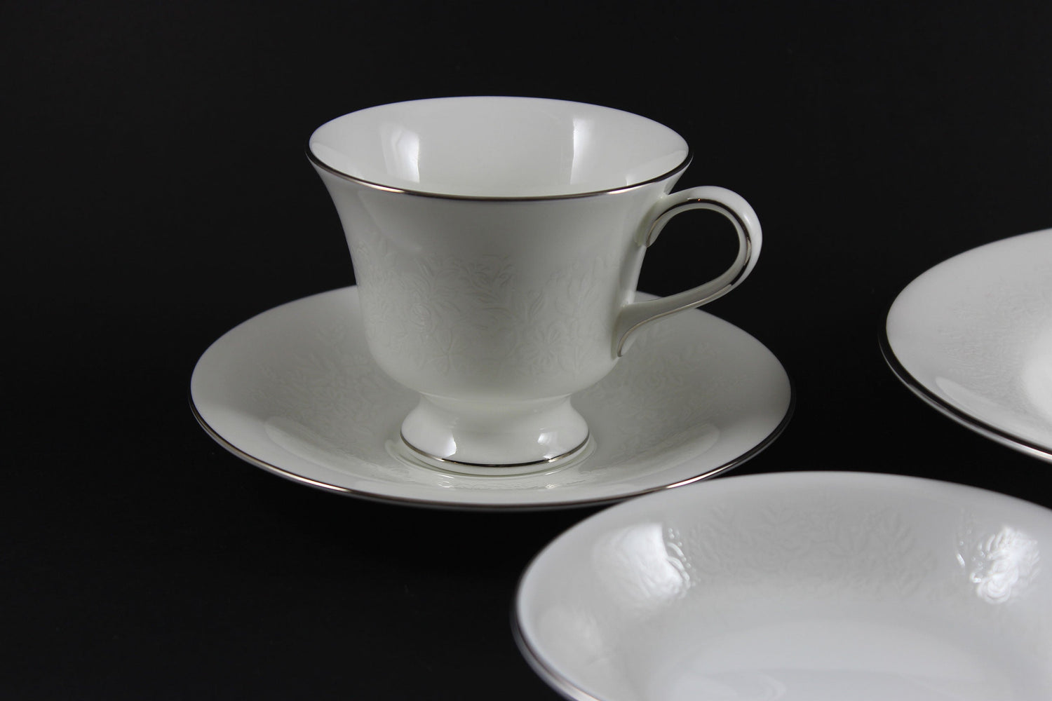 Wedgwood Silver Ermine Bone China