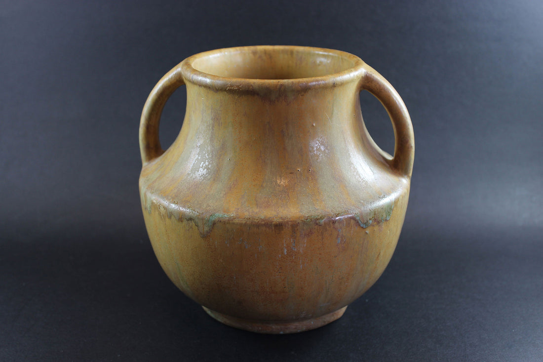 Zanesville Stoneware, Two Handled Vase