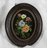 Antique Oval Picture Frame Wood