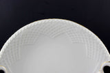 Bing & Grondahl, Akjaer, White Cake Plate (Cream)