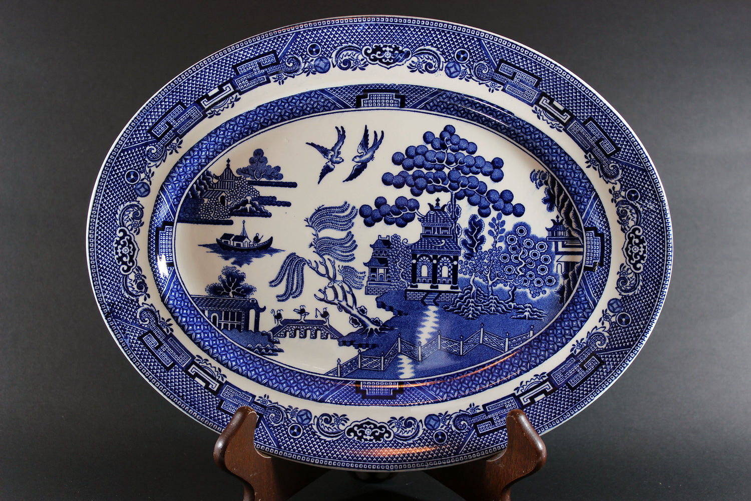 Blue Willow, 12&quot; Platter, Johnson Brothers