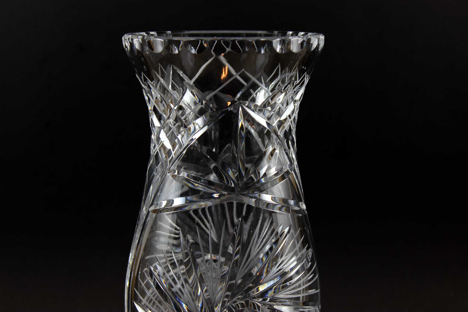 Bohemia, Pinwheel Crystal, Vase